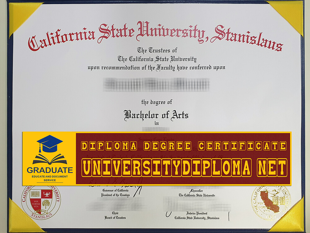 fake California State University Stanislaus diploma, fake California State University Stanislaus degree