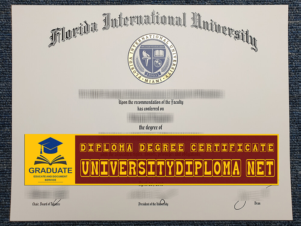 Fake Florida International University diploma, Fake Florida International University degree