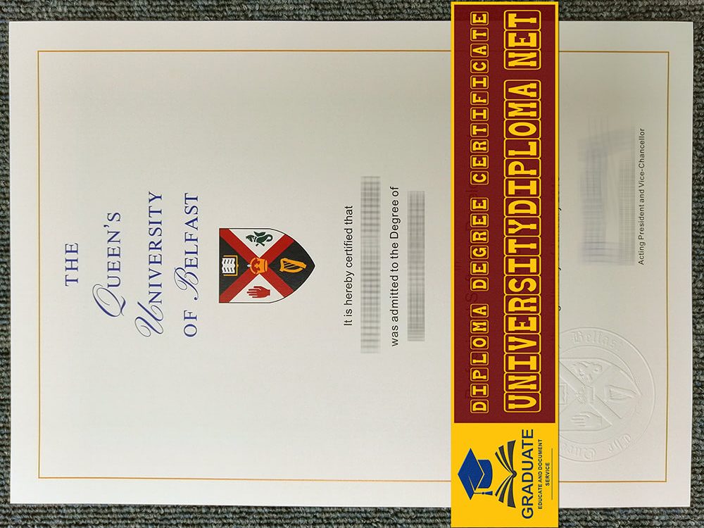 Fake Queen's University Belfast Degree, Fake Queen's University Belfast diploma