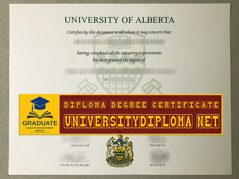 Fake University of Alberta diploma, Fake University of Alberta degree