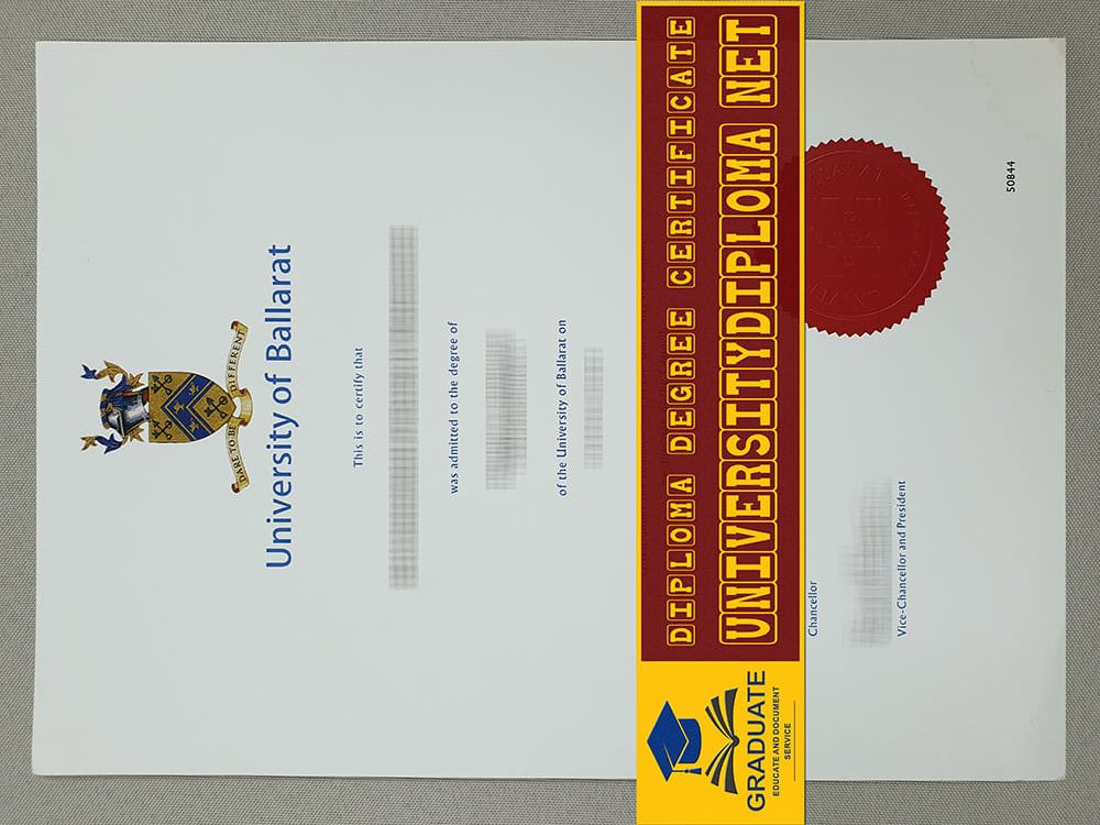 Fake University of Ballarat diploma, Fake University of Ballarat degree certificate