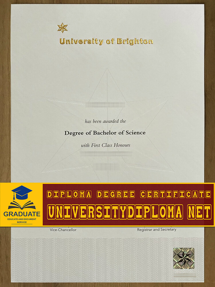 Fake University of Brighton degree, Fake University of Brighton diploma