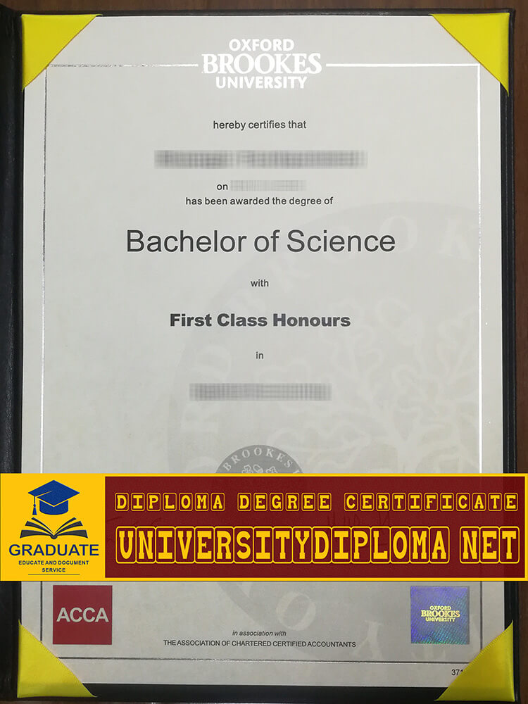 fake Oxford Brookes University degree certificate, Oxford Brookes University diploma