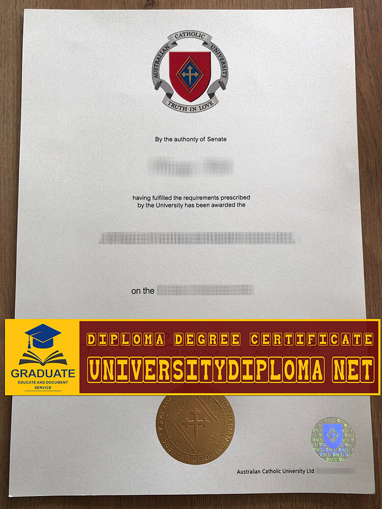 fake ACU diploma, fake Australian Catholic University diploma