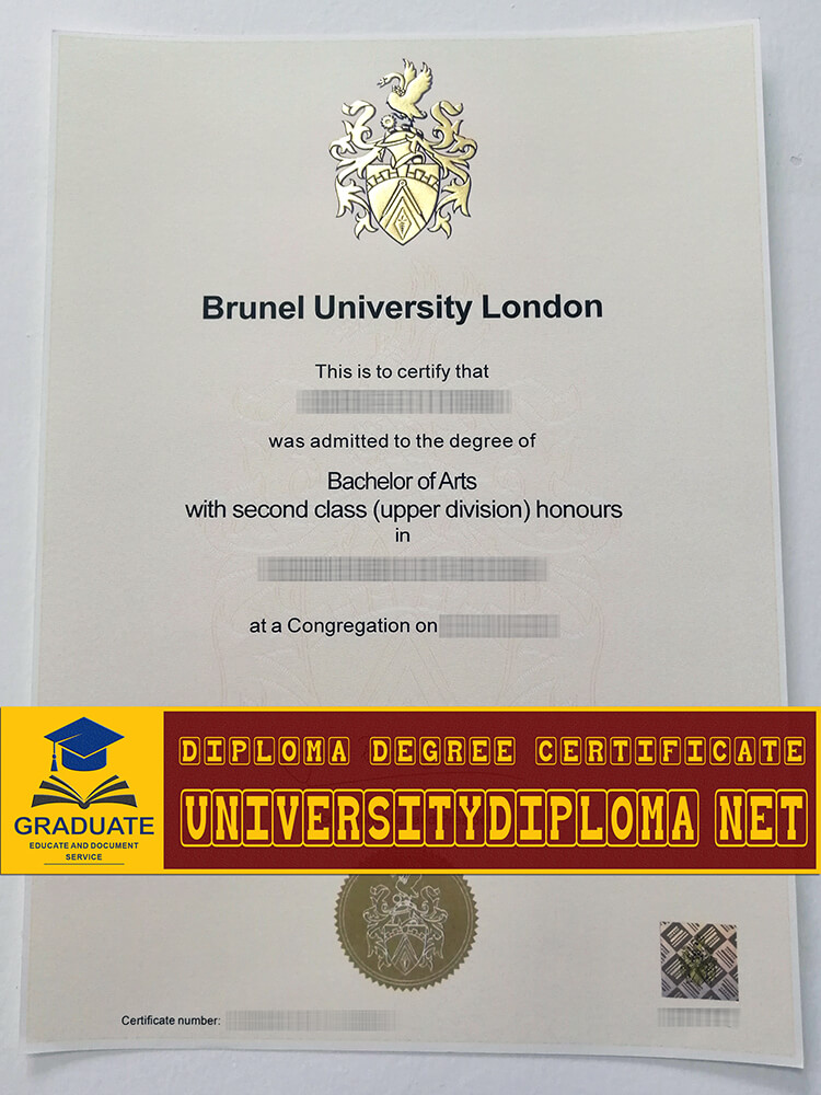 fake Brunel University London degree, fake Brunel University London diploma