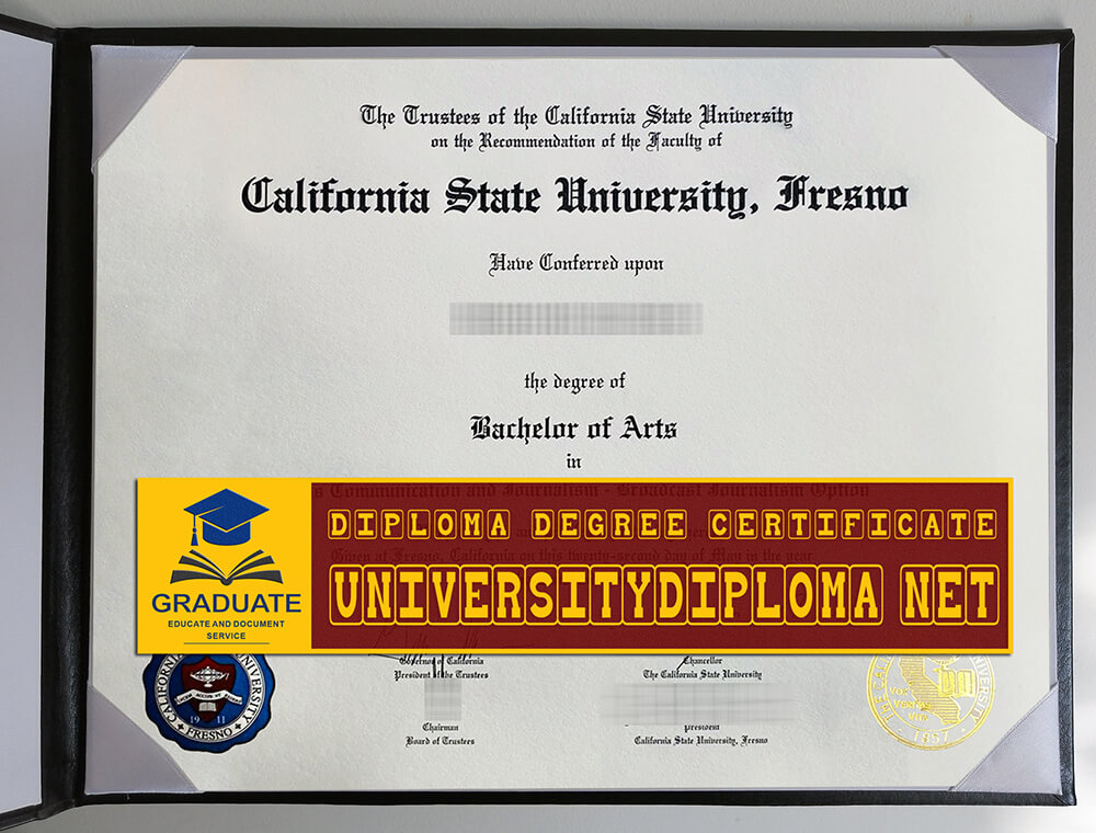 fake CSU-Fresno diploma, fake CSU-Fresno degree, California State University Fresno diploma