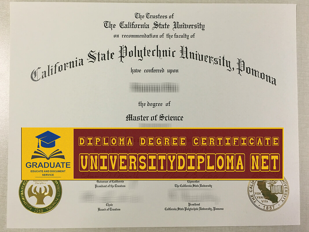 fake Cal Poly Pomona diploma, fake Cal Poly Pomona degree