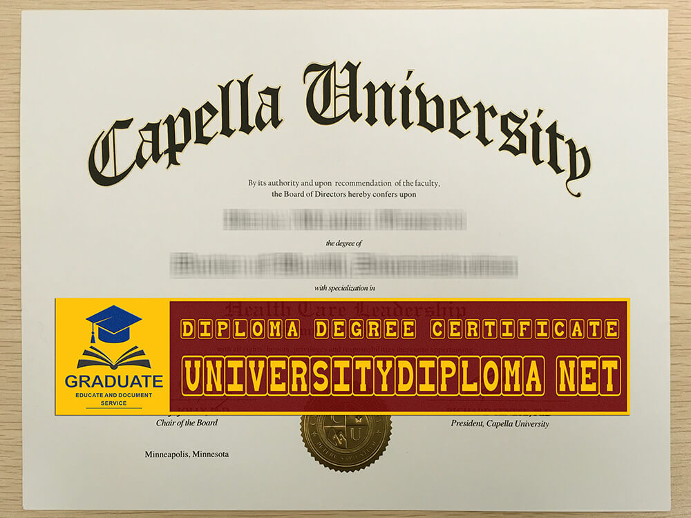 fake Capella University diploma certificate, fake Capella University degree certificate