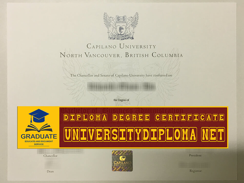fake Capilano University diploma, fake Capilano University degree