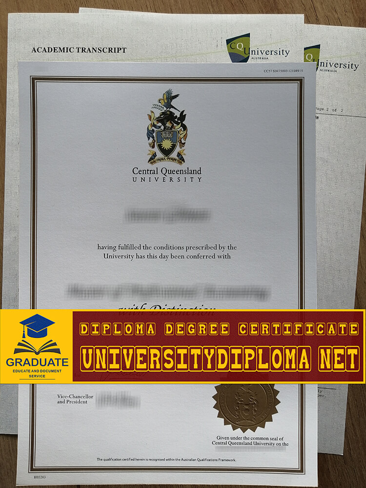 fake Central Queensland University Diploma, fake Central Queensland University degree