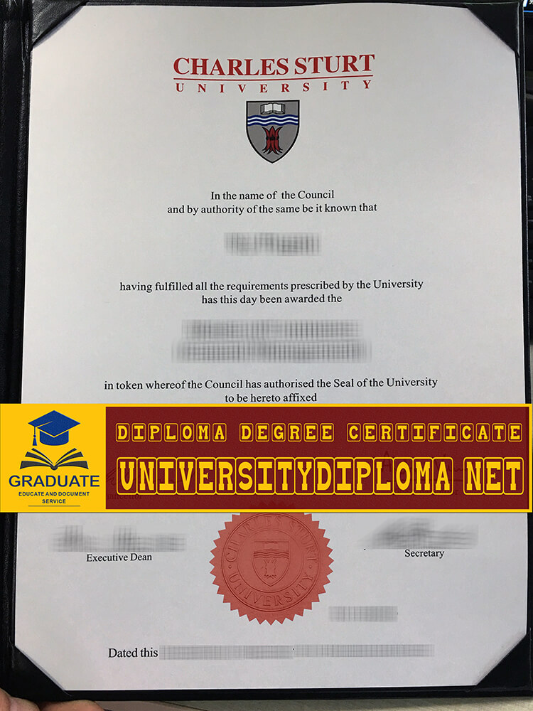 fake Charles Sturt University diploma, fake Charles Sturt University degree