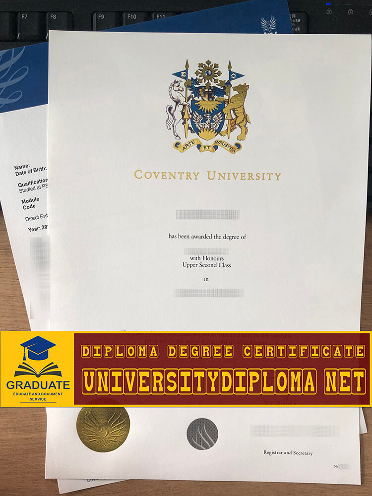 fake Coventry University degree certificate