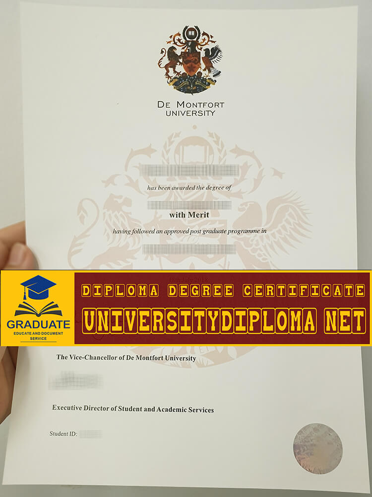 fake De Montfort University degree, fake De Montfort University diploma