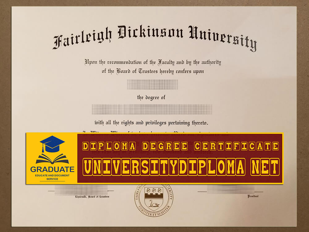 fake Fairleigh Dickinson University diploma, fake Fairleigh Dickinson University degree