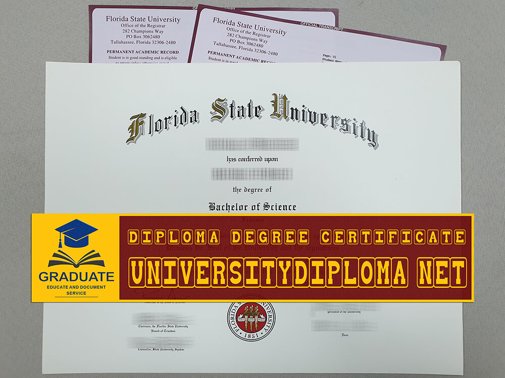 fake Florida State University diploma, fake FSU degree.