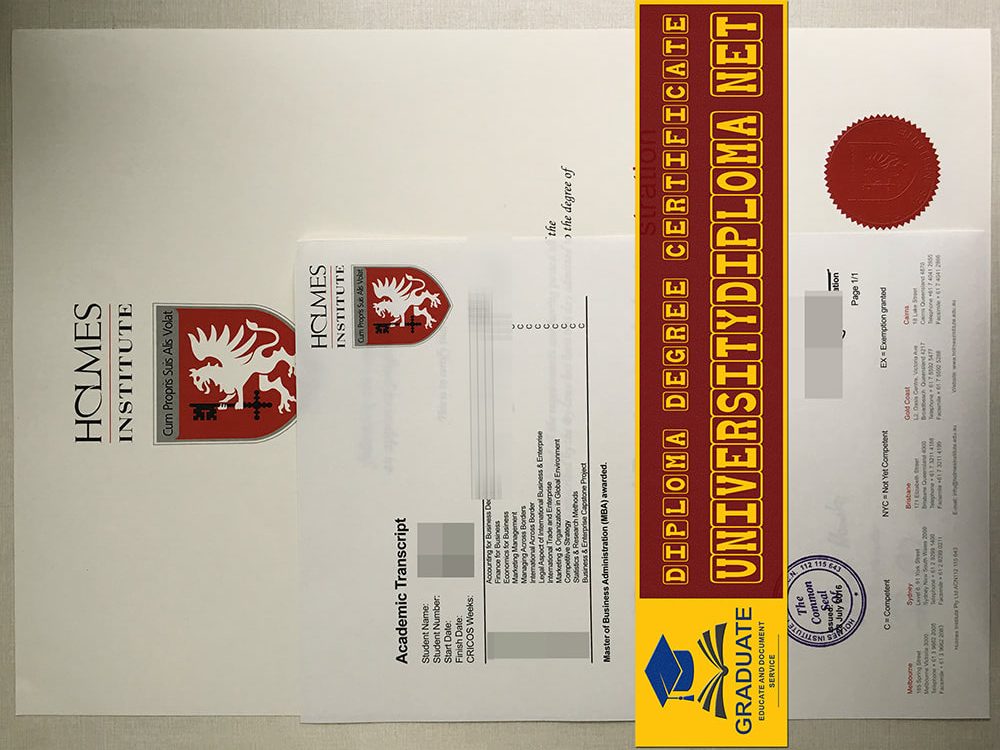 fake Holmes Institute diploma, fake Holmes Institute degree