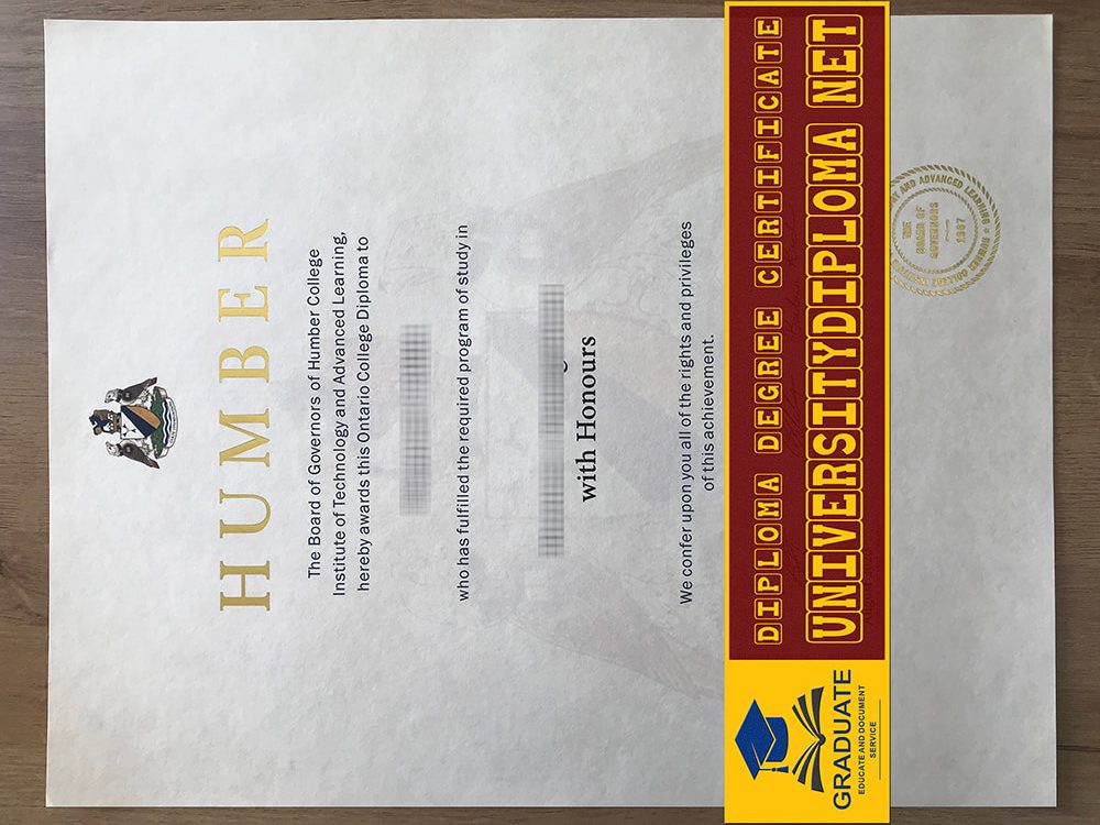 fake Humber College diploma, fake Humber College degree