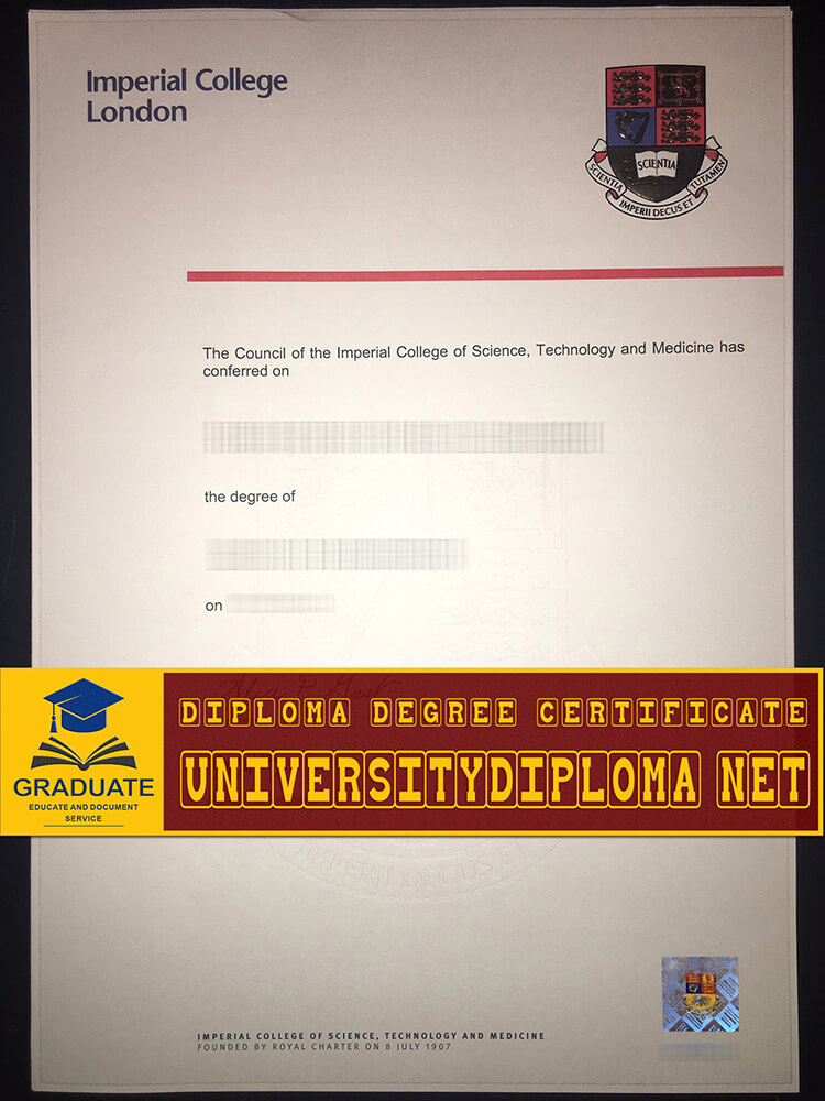 fake Imperial College London degree, fake Imperial College London diploma