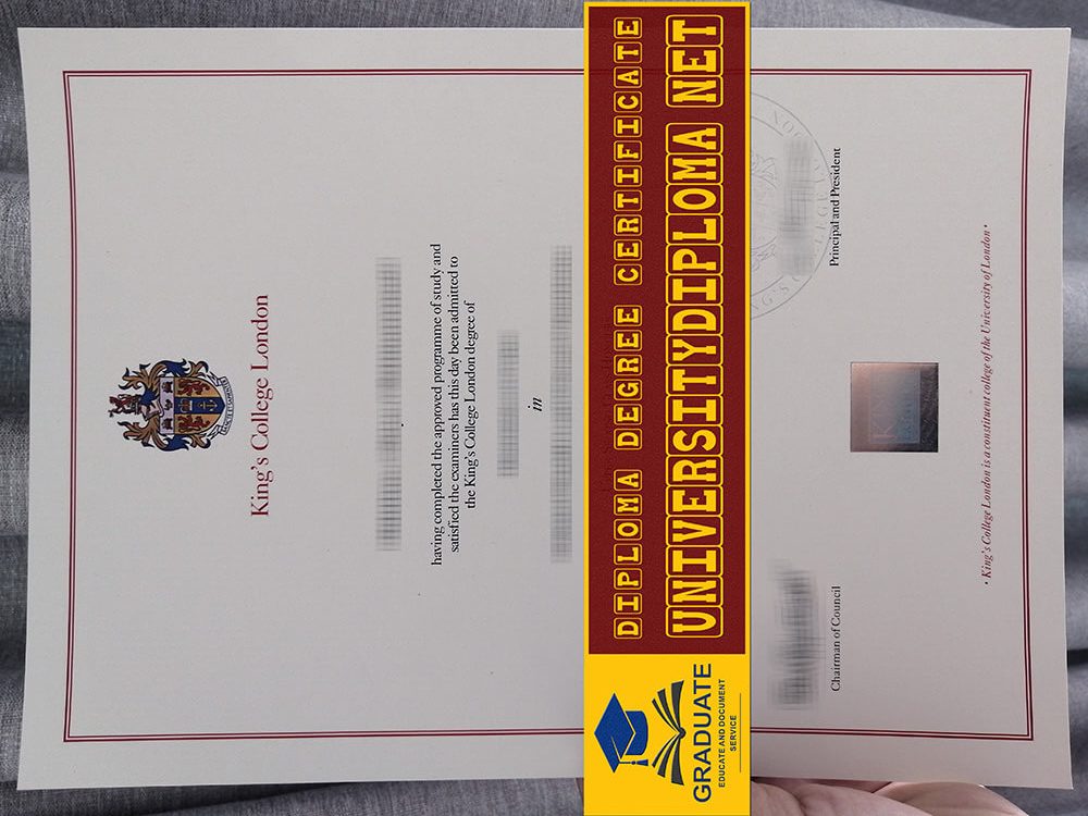 fake King's College London degree