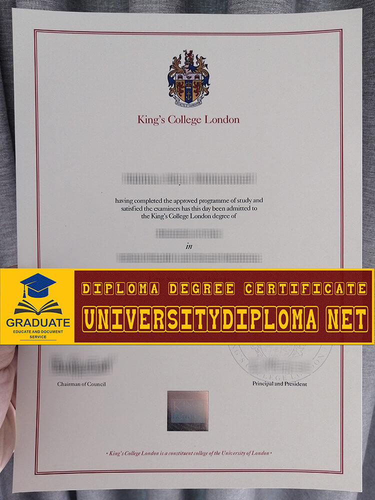 fake King's College London degree