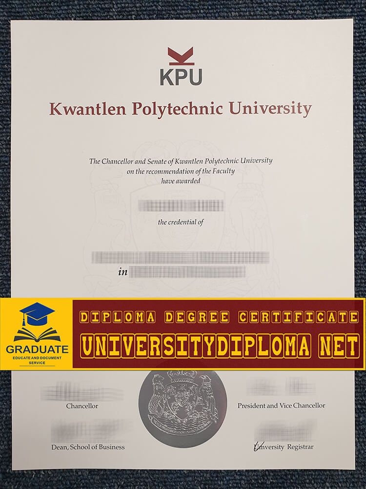 fake Kwantlen Polytechnic University diploma, fake Kwantlen Polytechnic University degree