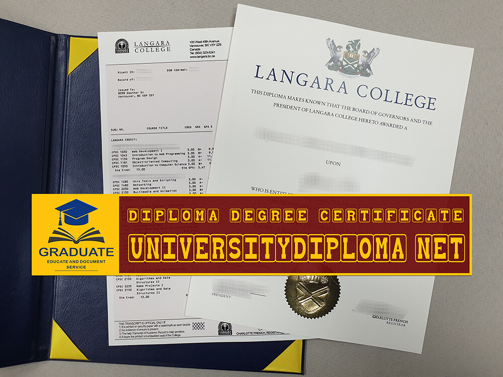fake Langara College diploma, fake Langara College degree