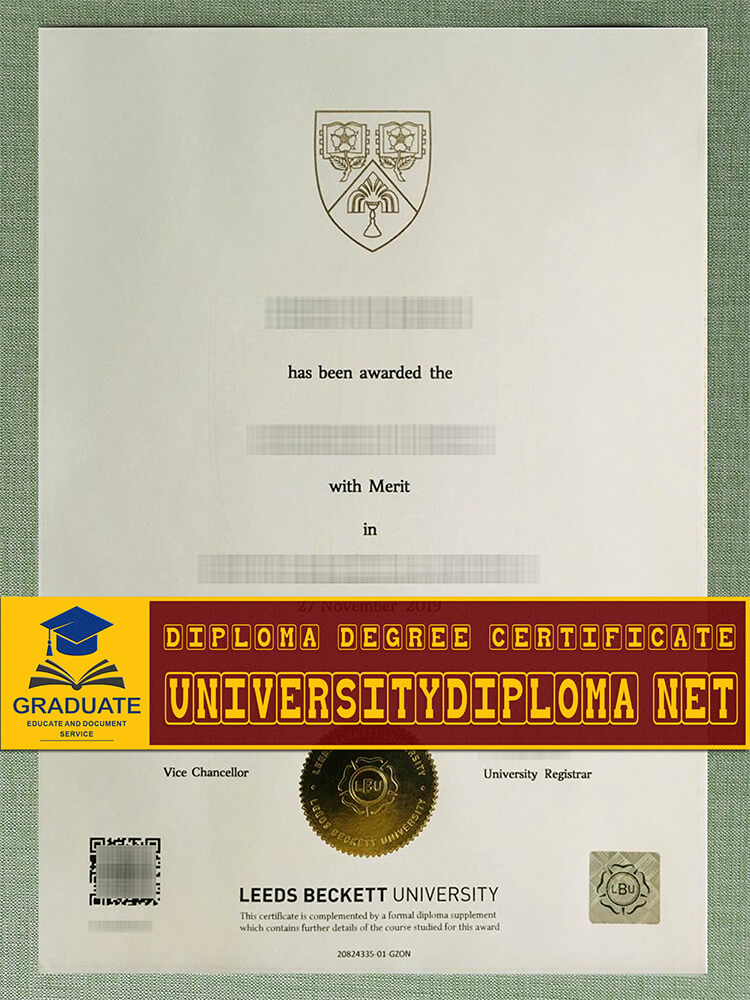 fake Leeds Metropolitan University degree certificates