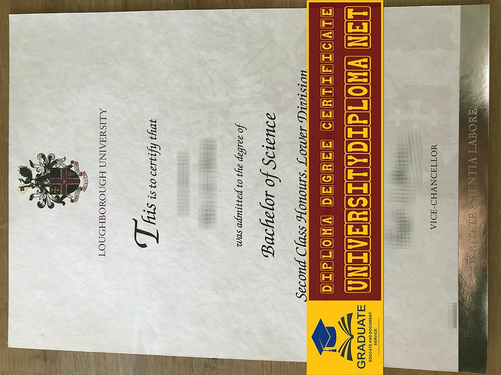 fake Loughborough University degree certificate