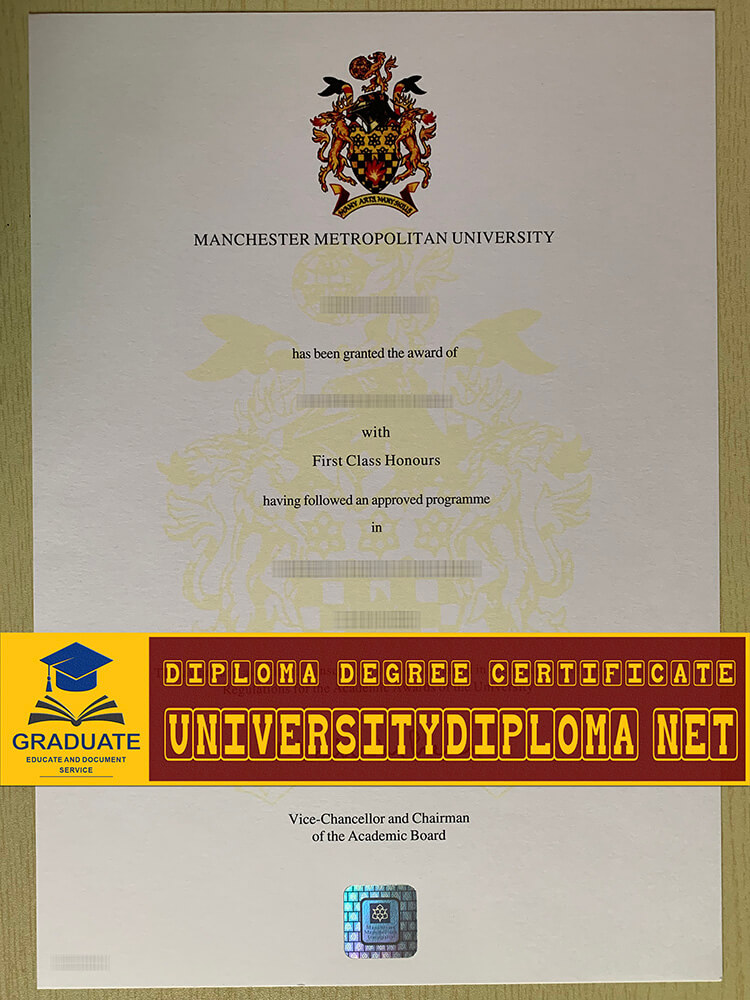 fake Manchester Metropolitan University degree