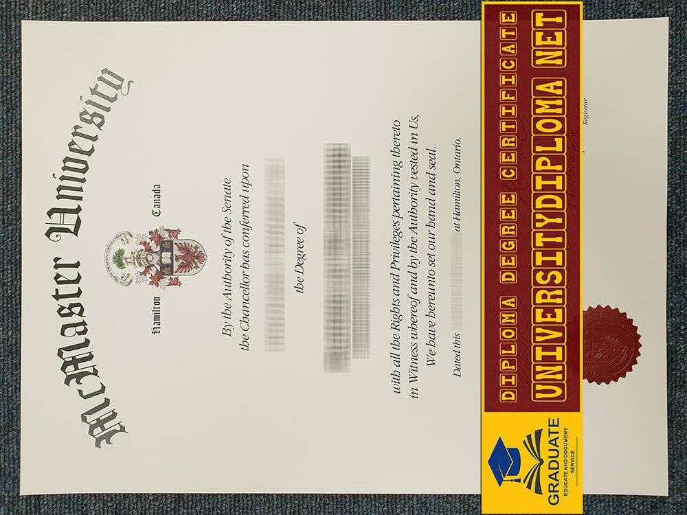 fake McMaster University diploma, fake McMaster University degree