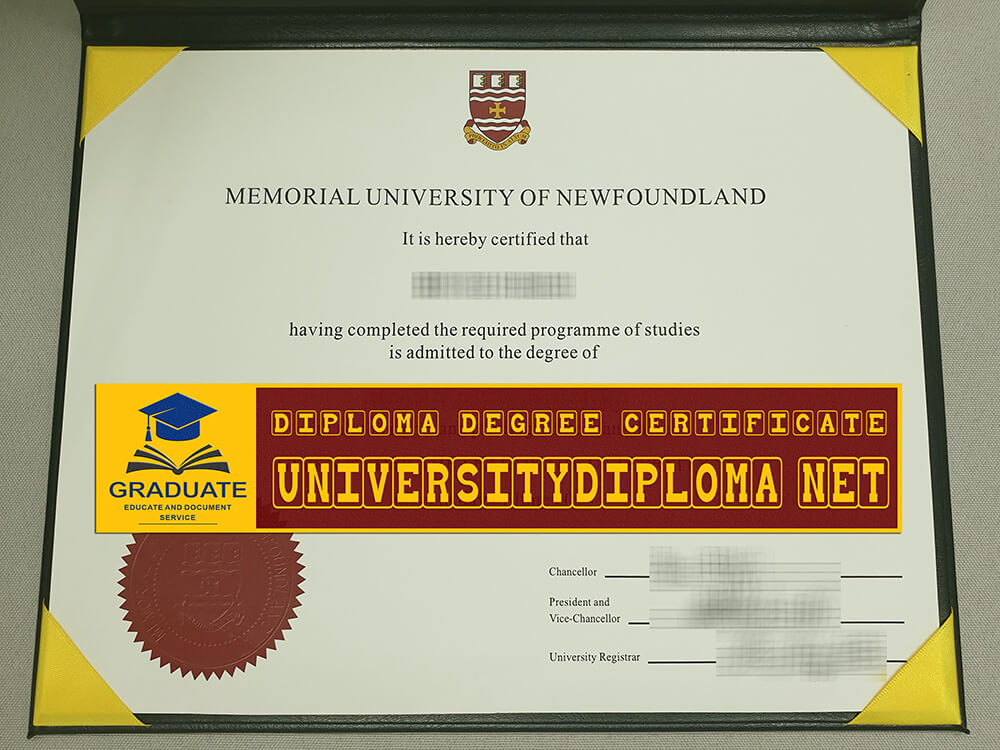 fake Memorial University of Newfoundland diploma, fake Memorial University of Newfoundland degree