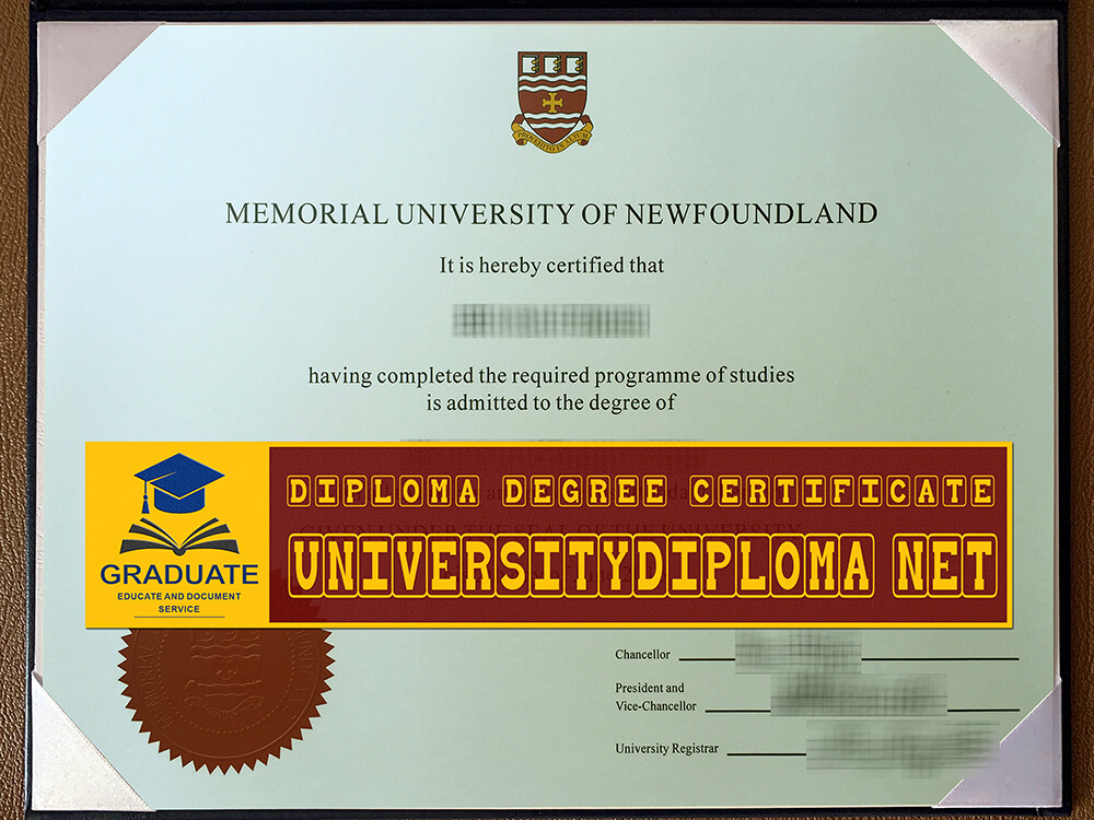 fake Memorial University of Newfoundland diploma, fake Memorial University of Newfoundland degree