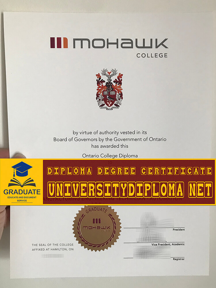 fake Mohawk College diploma, fake Mohawk College degree