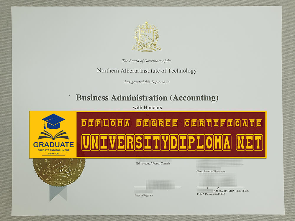 fake NAIT diploma, fake NAIT degree, fake Northern Alberta Institute of Technology diploma