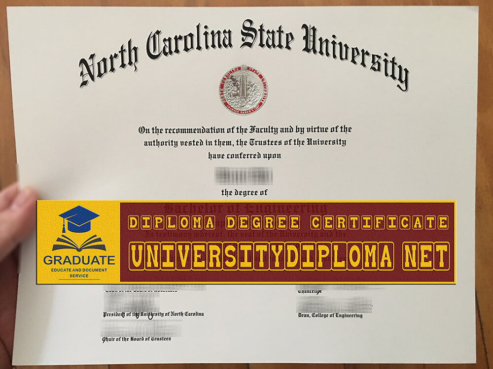 fake North Carolina State University diploma, fake NCSU diploma