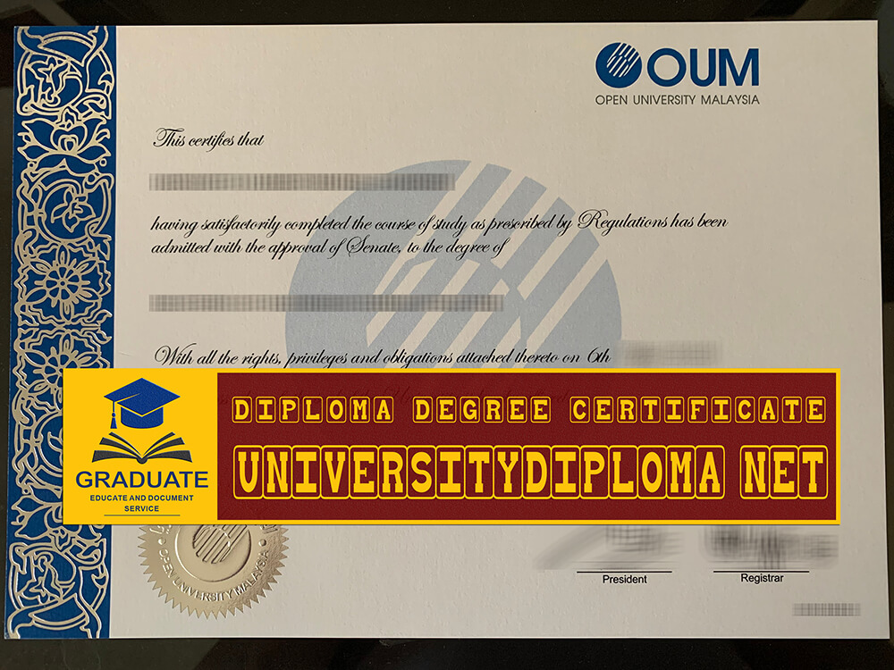 fake Open University Malaysia diploma
