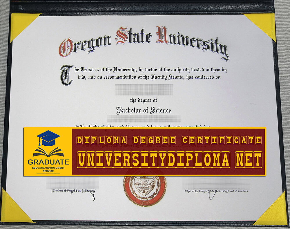 fake Oregon State University diploma, fake Oregon State University degree.