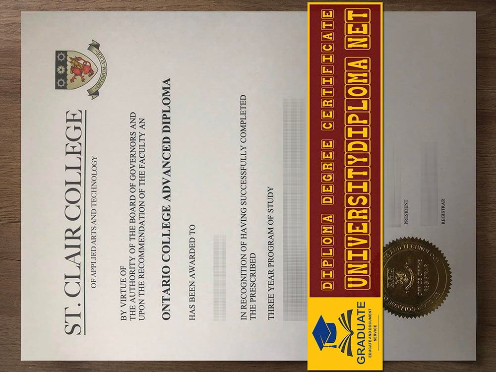 fake ST.CLAIR COLLEGE diploma, fake ST.CLAIR COLLEGE degree