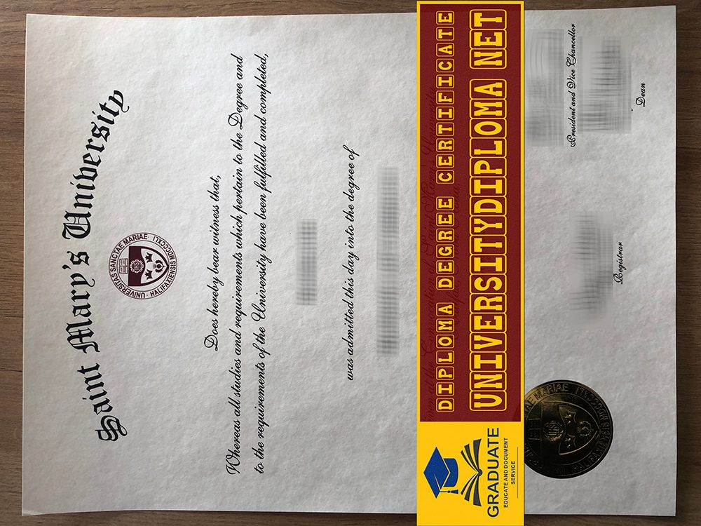 fake Saint Mary's University diploma, fake Saint Mary's University degree