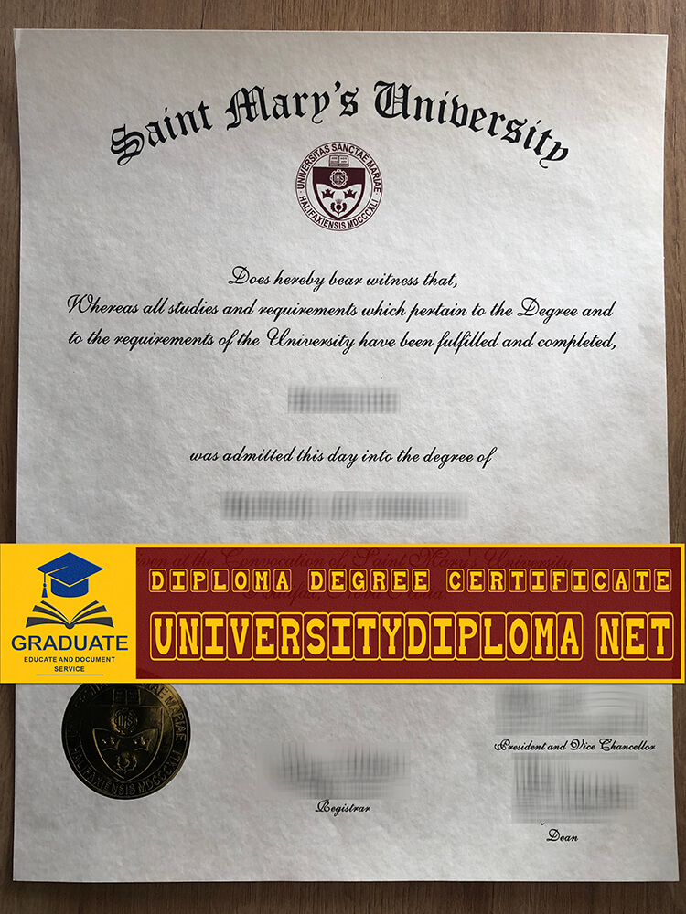 fake Saint Mary's University diploma, fake Saint Mary's University degree