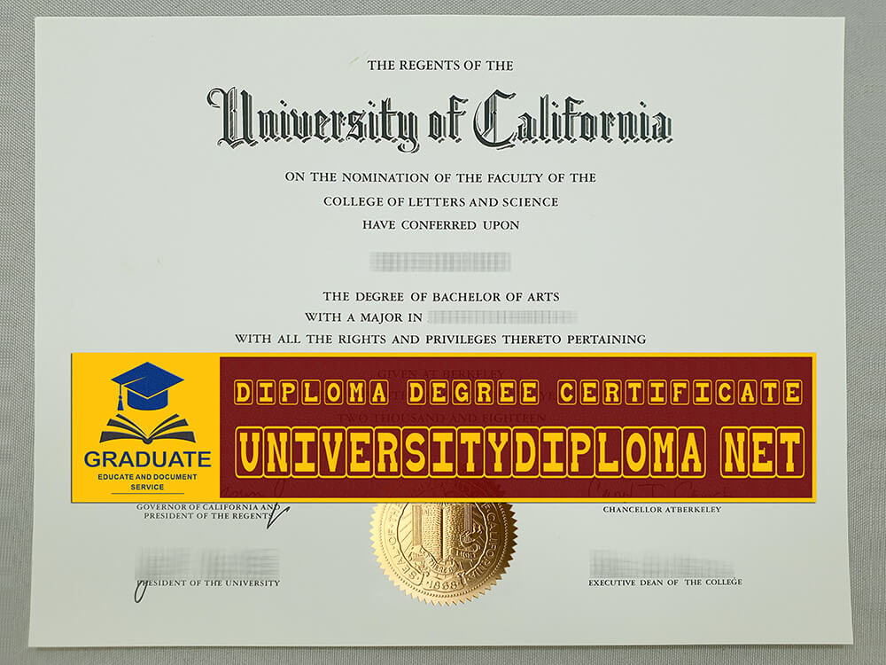 fake UC Berkeley diploma, fake UC Berkeley degree