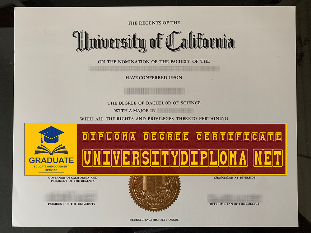 fake UC Riverside diploma, fake UC Riverside degree