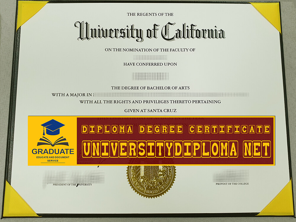 fake UCSC diploma, fake UC Santa Cruz diploma