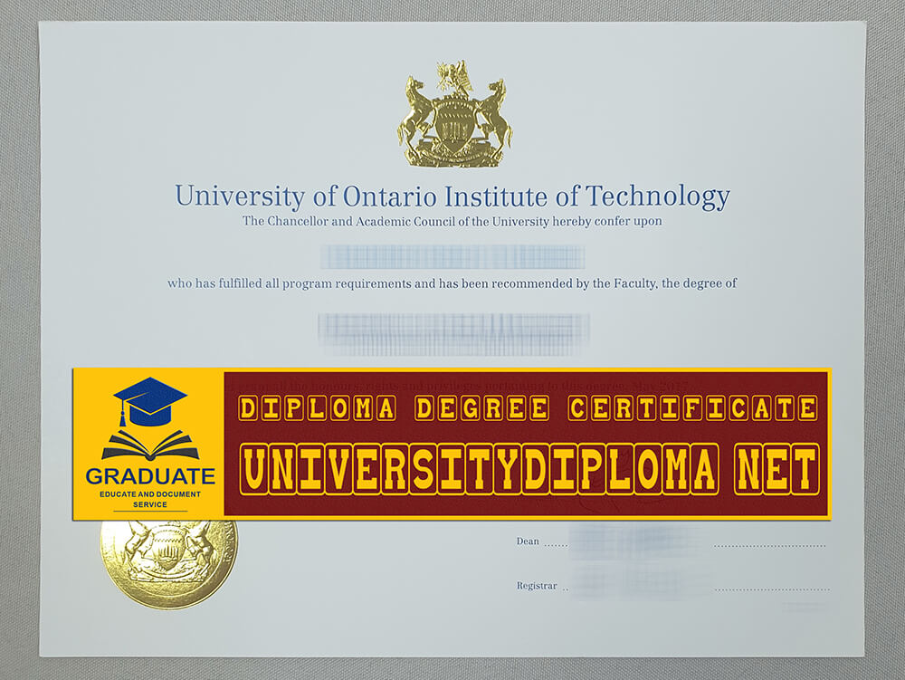 fake UOIT diploma, fake UOIT degree