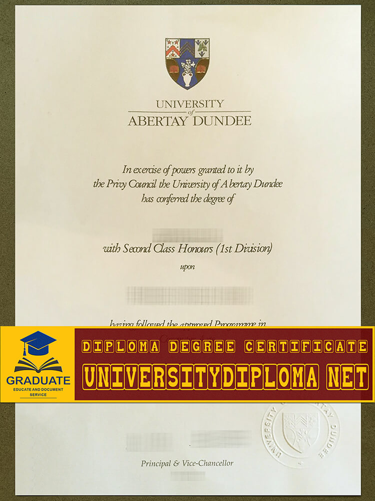 fake University of Abertay Dundee degree, fake University of Abertay Dundee diploma
