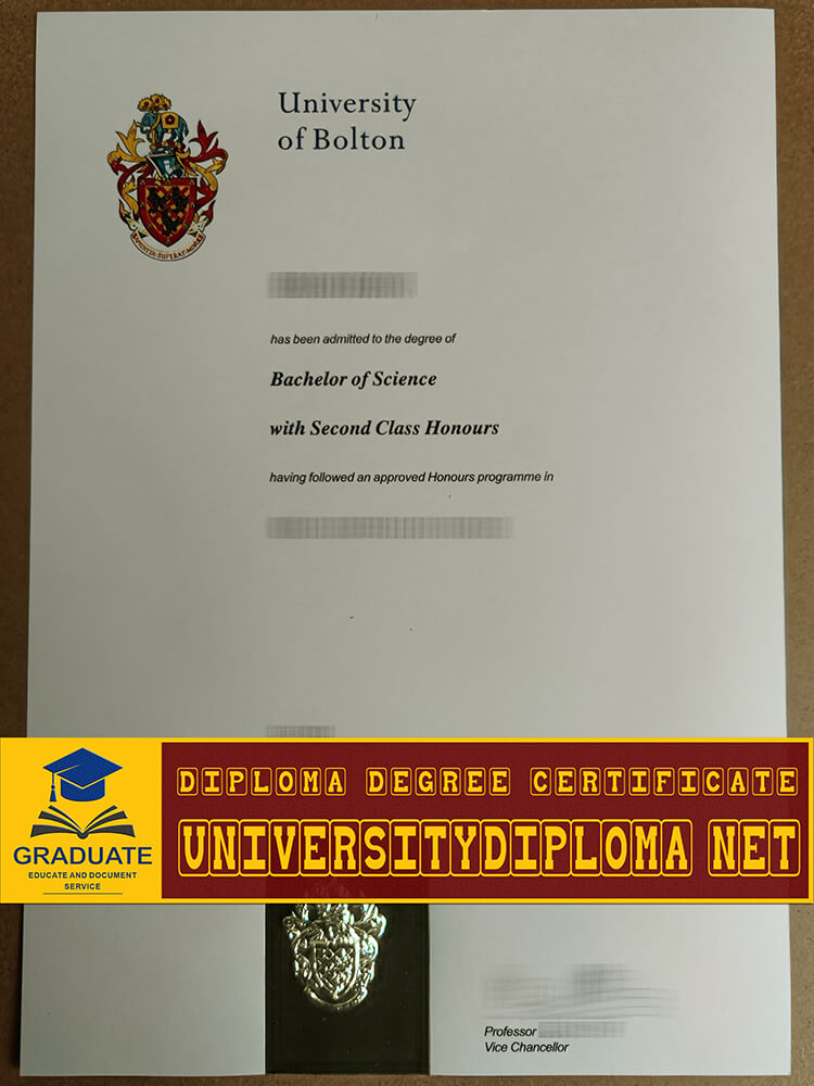fake University of Bolton degree, fake University of Bolton diploma