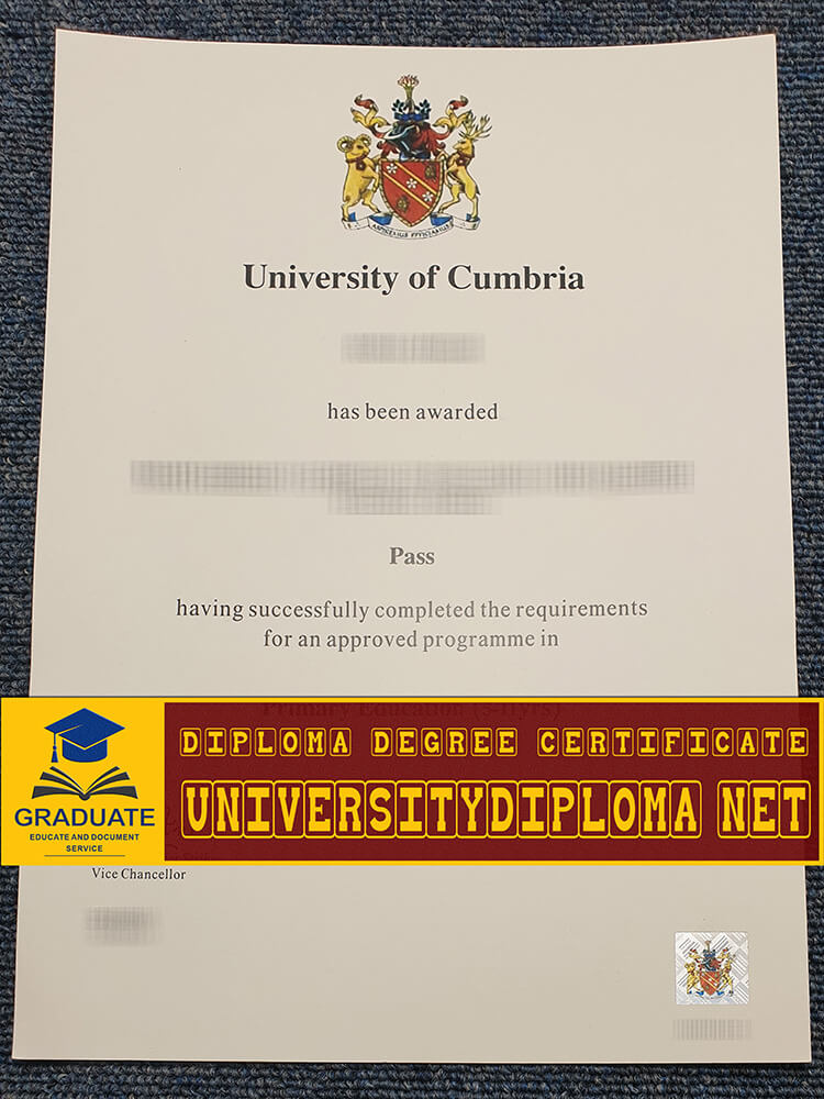fake University of Cumbria degree