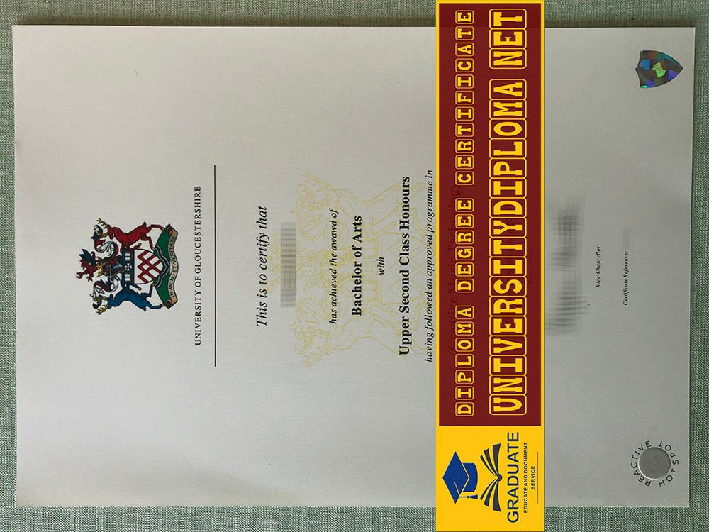 fake University of Gloucestershire degree certificate, fake University of Gloucestershire diploma