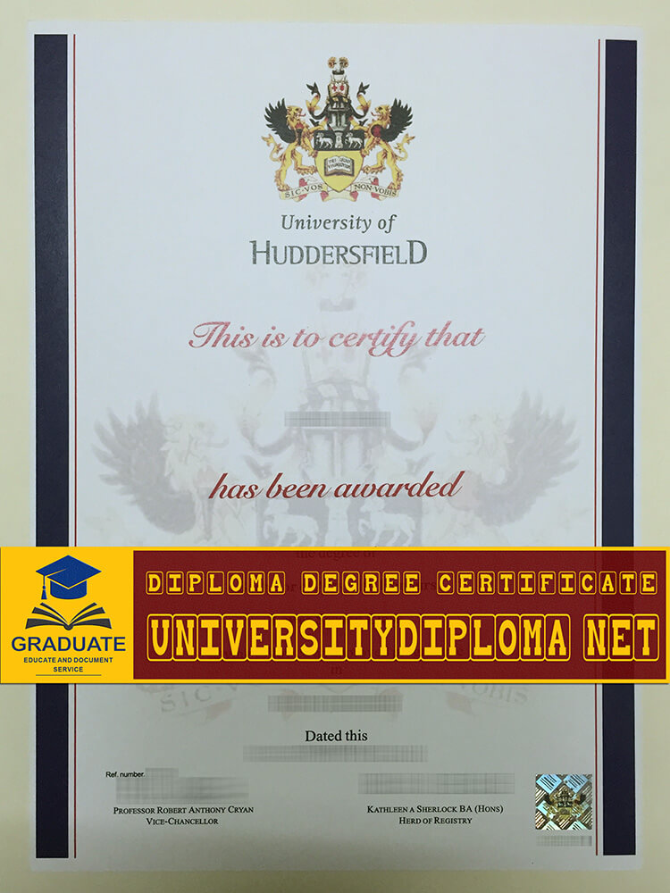 fake University of Huddersfield degree