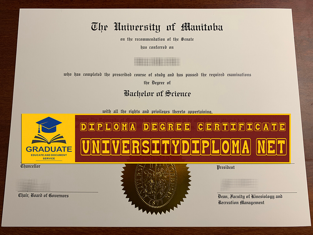 fake University of Manitoba diploma, fake University of Manitoba degree
